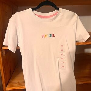 Stay Cool White T-Shirt